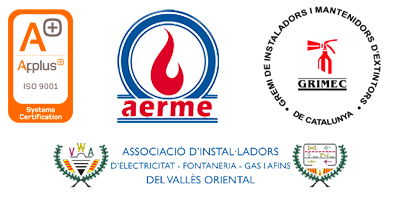 Certificado ISO 9001, GRIMEC, AERME INSTALSERVIS GRANOLLERS